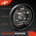 2X Rear Brake Wheel Cylinder for Chevy Cavalier Wagon (1995–2005)