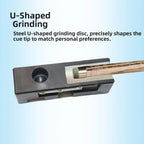2X Billiard Cue Tip Tool for On-the-go Repair