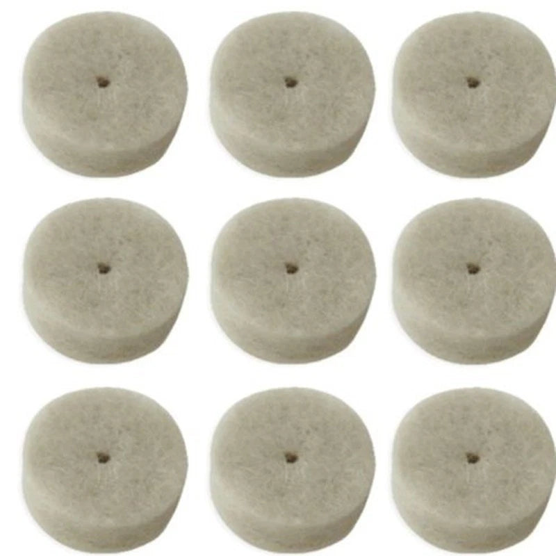 10pc Felt Buffing Wheels for Rotary Tool Detail Carving