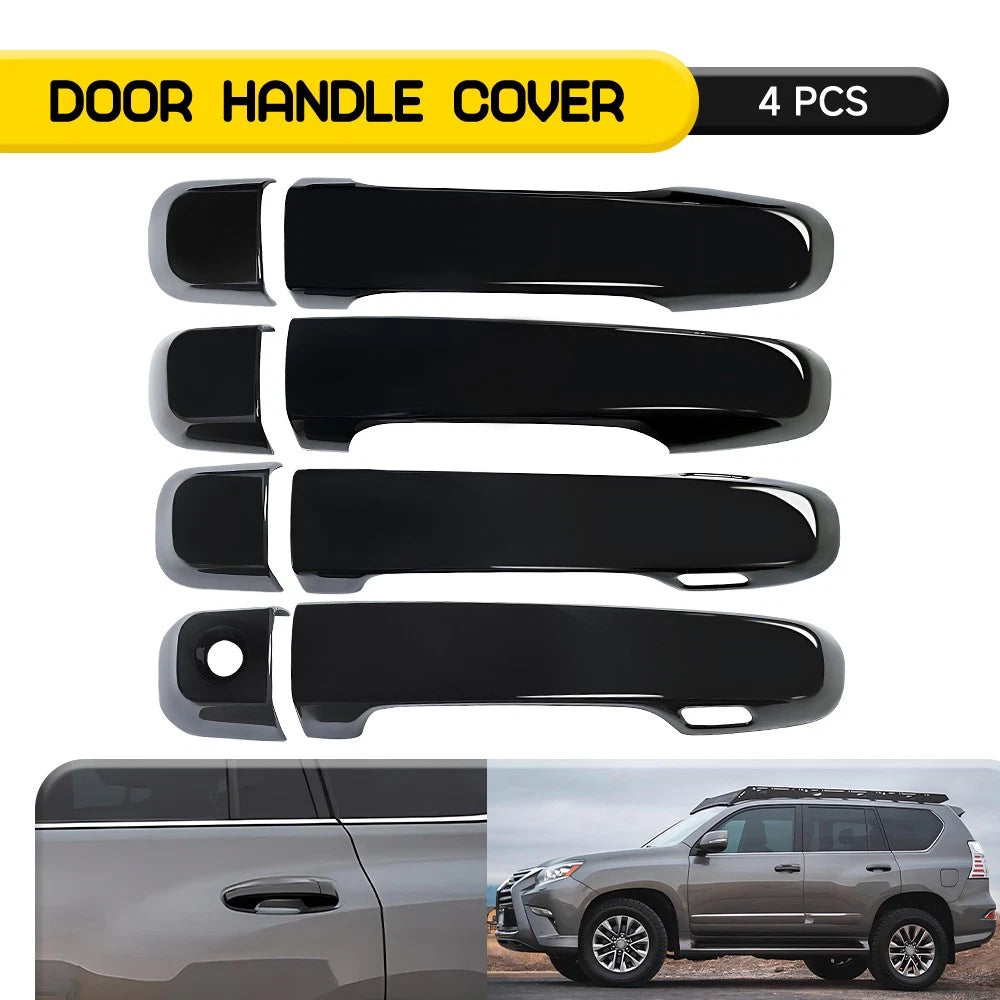 Side Door Handle Cover Trim for Lexus GX460 (2010–2022) Glossy Black