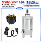 Starter for Kawasaki Brute Force 650 4X4i KVF650 (2006–2008) with Relay & Switch