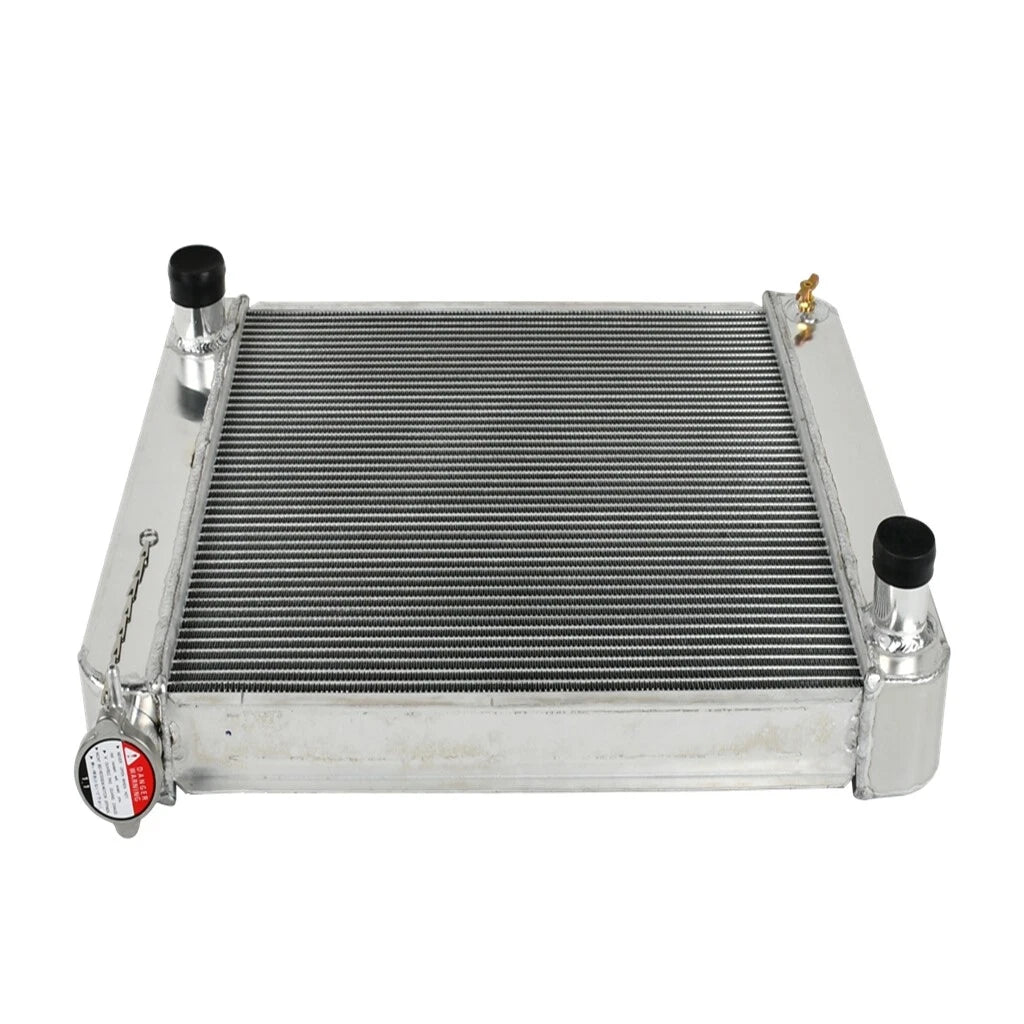 Aluminum Racing Radiator for Chevy (Universal, 19" x 24", Double Pass)