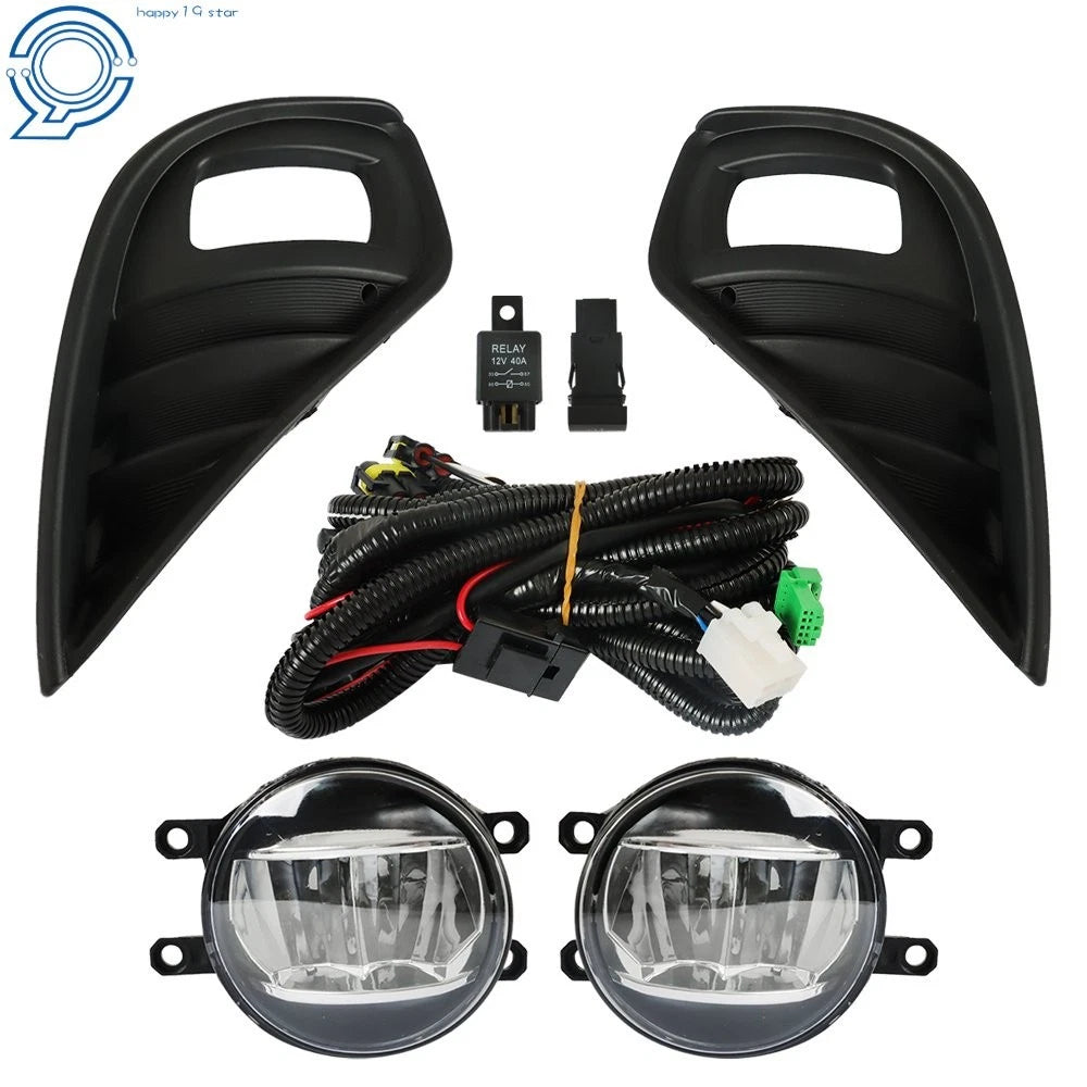 2X LED Fog Lights for Toyota Highlander (2020–2022) W/Switch Wires