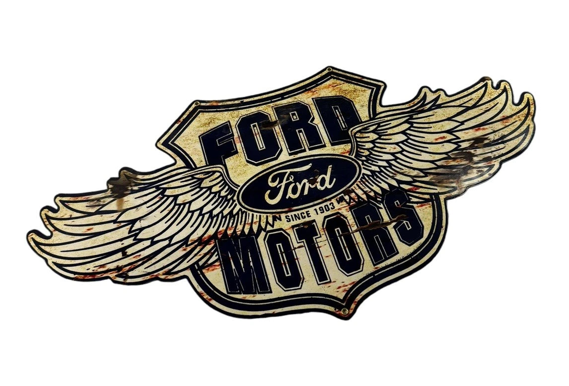 Vintage Metal Sign Replacement for Ford Vehicles (1903–Present)