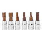 Set of 6 Hex Screwdriver Bits H3-H8 for Workshop Equipment