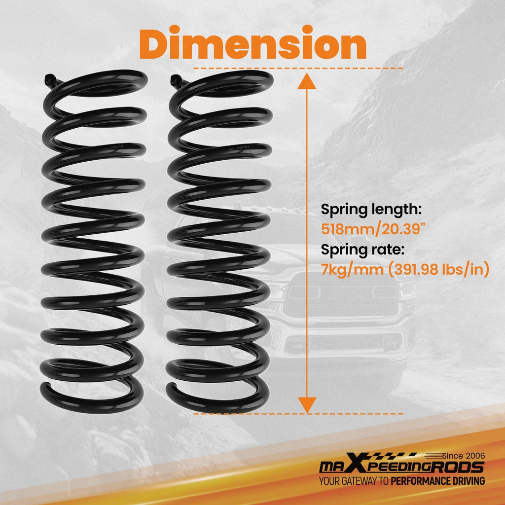 2-2.5" Front Suspension Lift Spring for Ram 2500 2014–2024, 3500 2013–2024