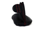 Manual Shift Boot Cover for Kia Rio (2007–2010) Black Red Stitch