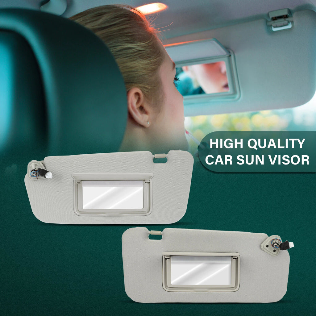 Set of 2 Sun Visors W/Sunroof for Nissan Murano (2009–2014)