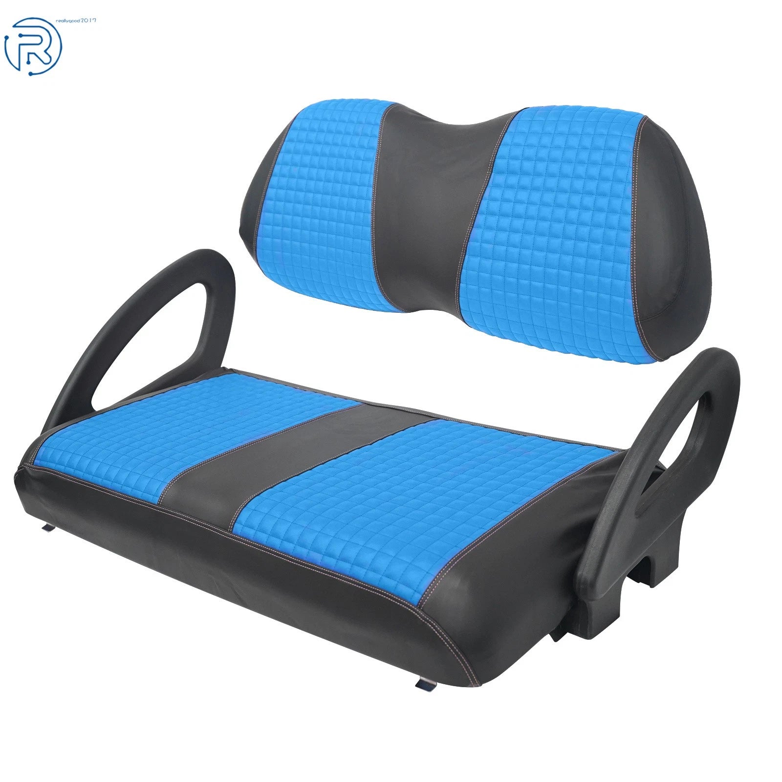 Set of 4 Blue Front Rear Seat Covers for Club Car Precedent (2004–Present)