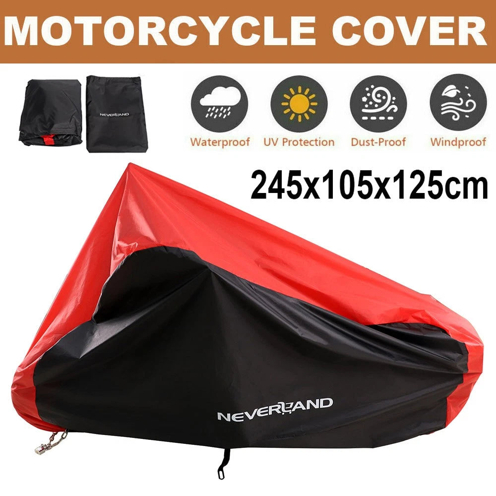 Motorcycle Bike Cover for Scooter (Waterproof, Outdoor, UV Protection)