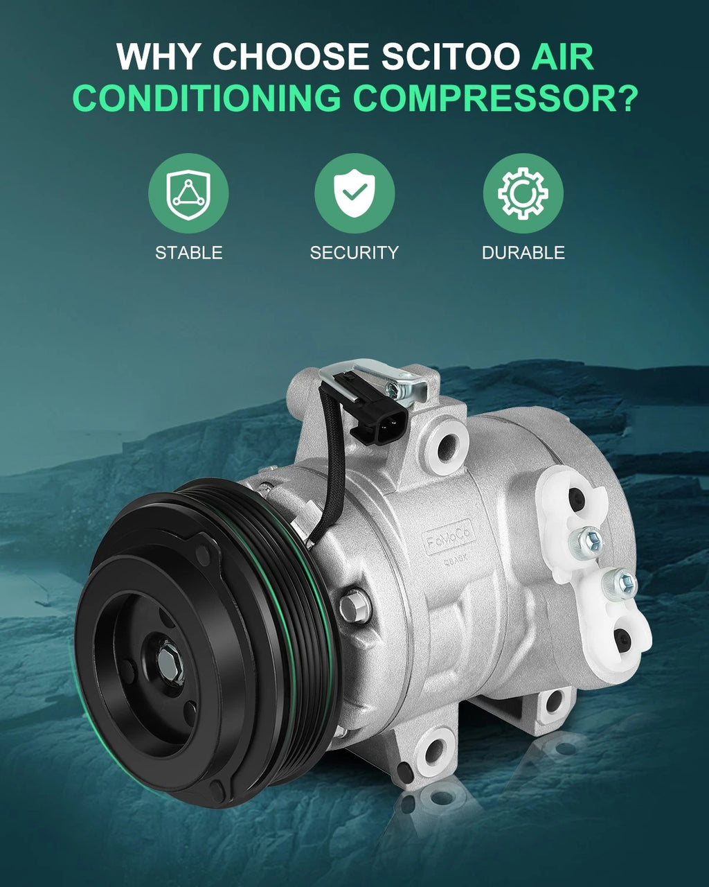 A/C Compressor for Ford Transit Connect (2010–2013) 8S4Z19703BA