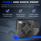 Driver Left Side Heated Spotter Mirror Glass for Ford Transit Connect (2014–2023)