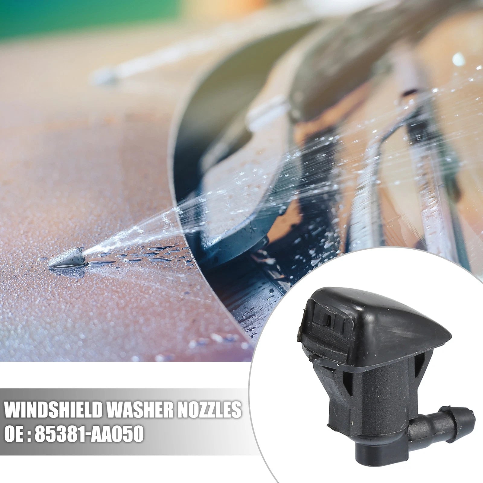1 Pair Windshield Washer Nozzles for Toyota Solara (2004–2008)