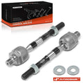 2X Front Inner Tie Rod End for Kia Forte (2010–2013)