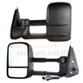 Power Heated Tow Mirrors for GMC Sierra/Silverado (2003–2007) - Black Arrow Light Pair