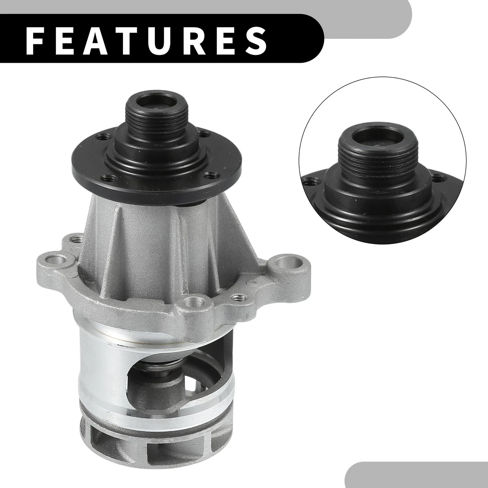 Water Pump for BMW 318I 318IS (1991–1999) No. 11511721872 with Rubber Ring Kit