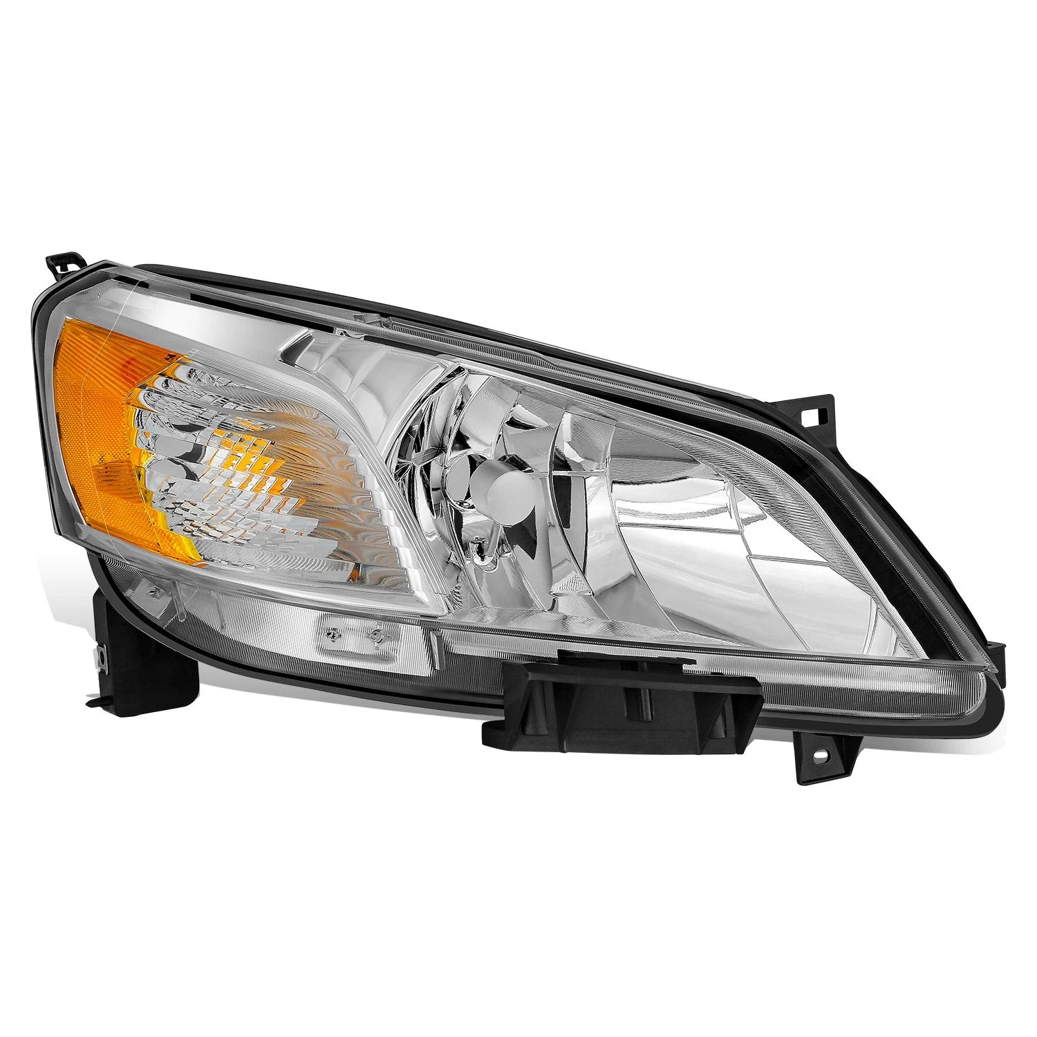 Passenger Side Chrome Housing Amber Corner Headlight for Nissan NV200 (2013–2021)