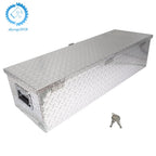Aluminum Trailer Tongue Tool Box for Pickup Truck Bed (39" x 13" x 10")