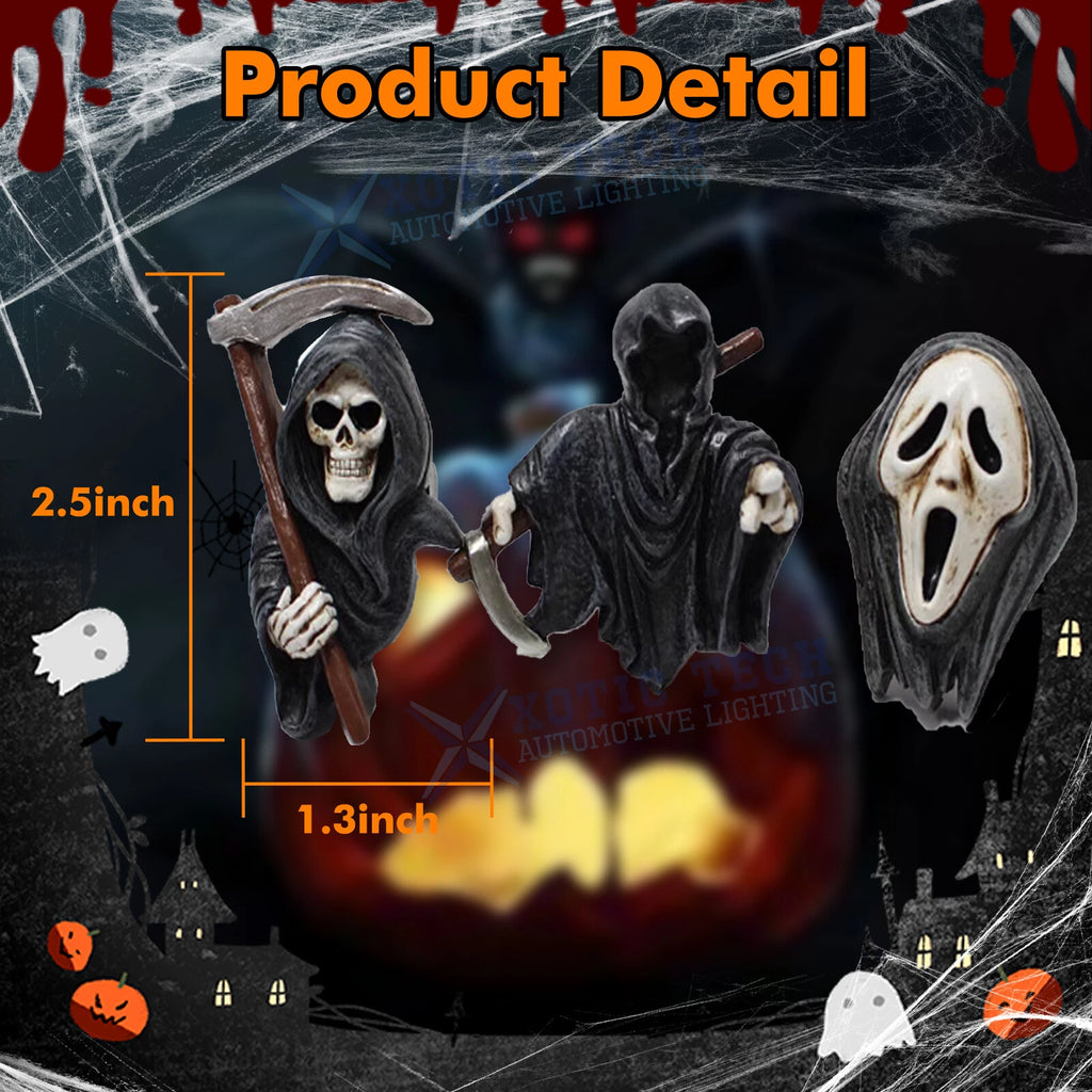 Skeleton Ghost Car Freshener Air Vent Clips Kit for 3 Packs (2010-2015)
