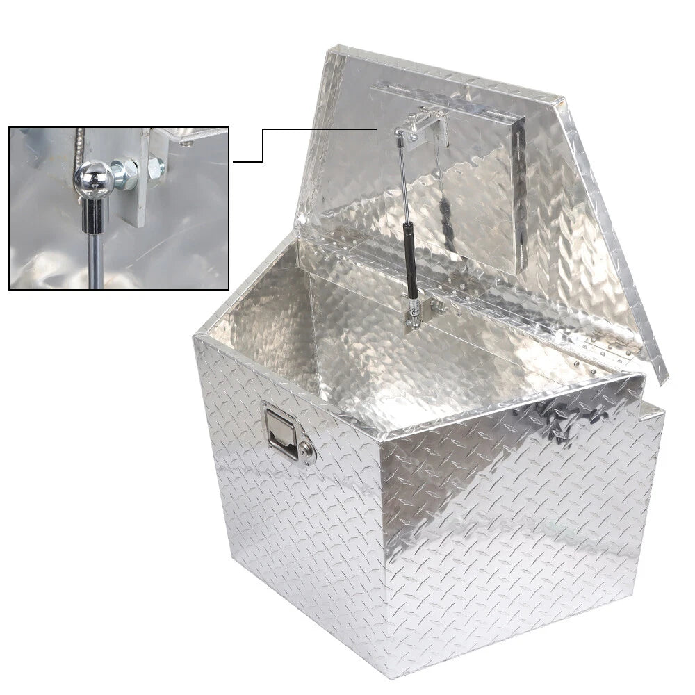 29 Inch Aluminum Tool Box for Trailer Tongue (Camper Storage)