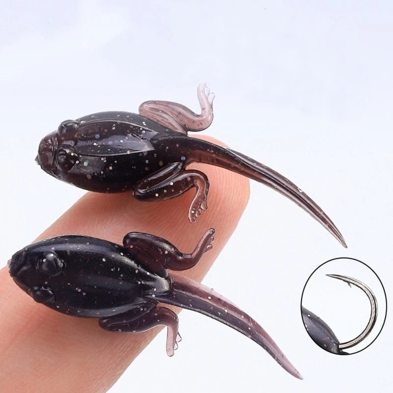 Soft Lure Tadpole Bait for Bass Fishing (Topwater Floating)
