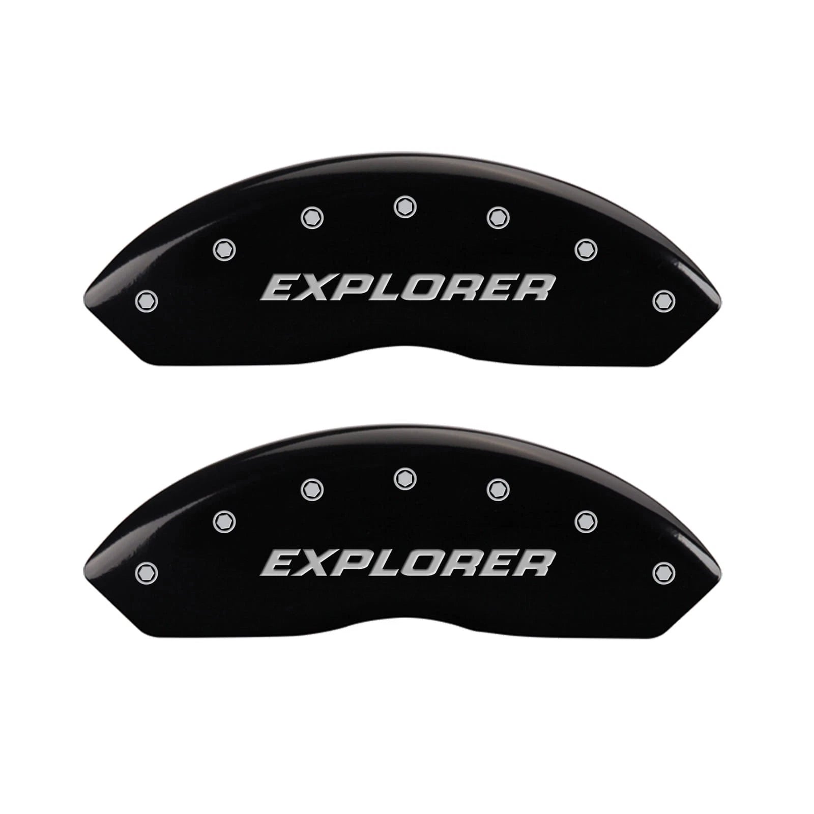Set of 4 Black Caliper Covers for 2006-2010 Ford Explorer by MGP