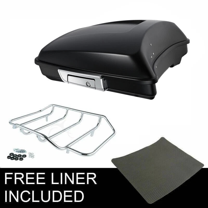 Matte Razor Trunk Top Luggage Rack for Harley Touring Road King Glide (2014–2026)