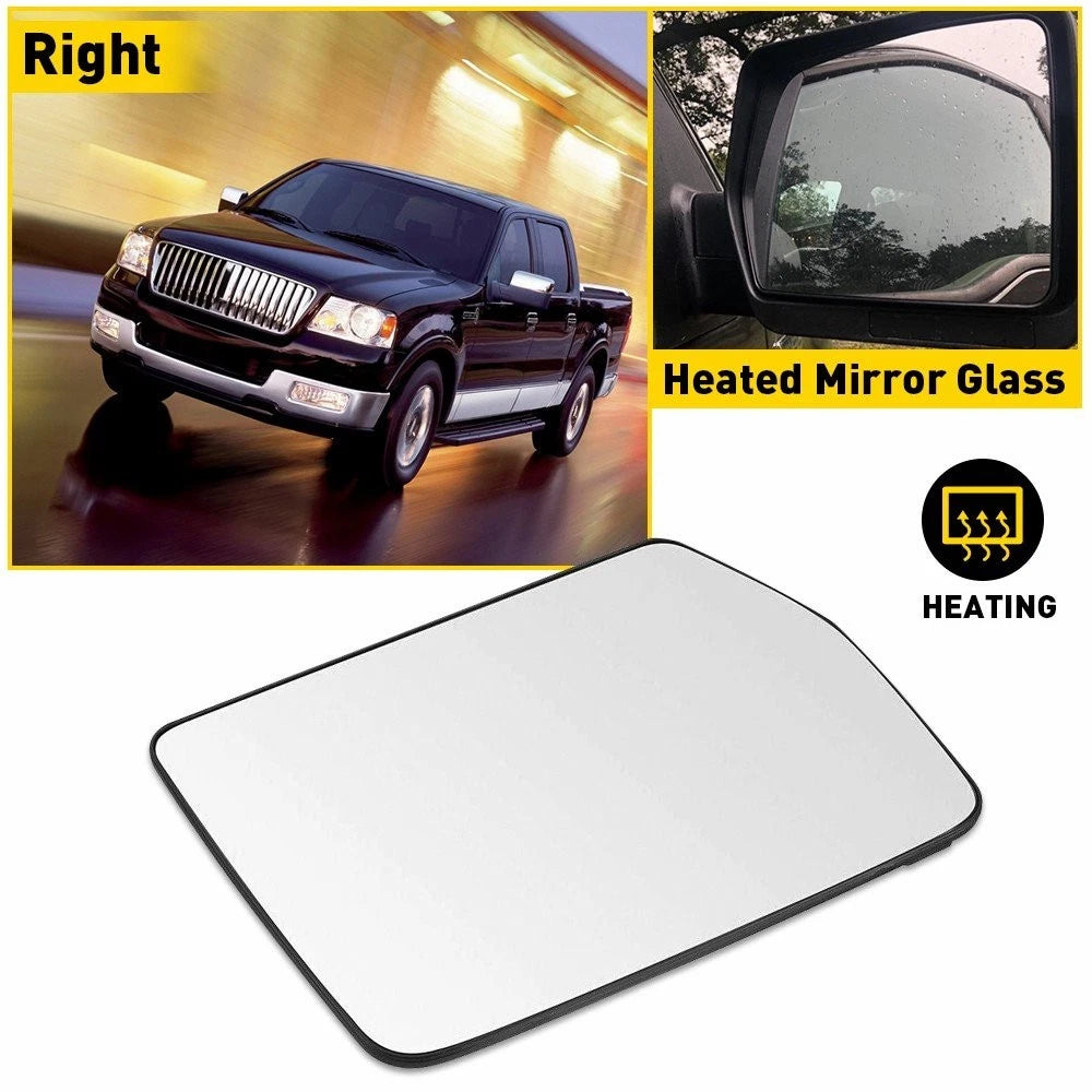 Heated Mirror Glass for Ford F150 Lincoln (2015–2020) Right Passenger Side