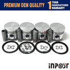 4P Overhaul Rebuild Kit for Toyota 4P Forklift FG-20 FG-15 (Gasket, Piston)
