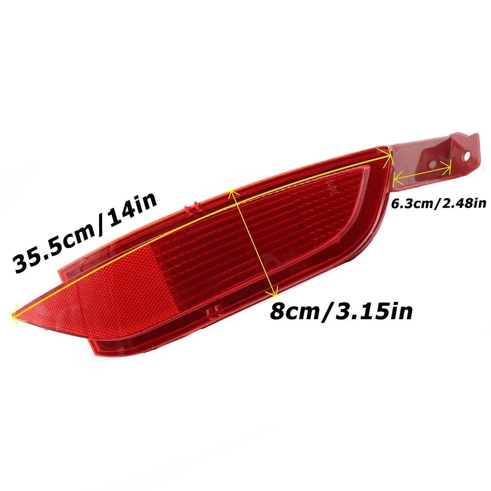 Right Side Marker Light Red Lens for Ford Fiesta MK6 MK7 (2008–2019)