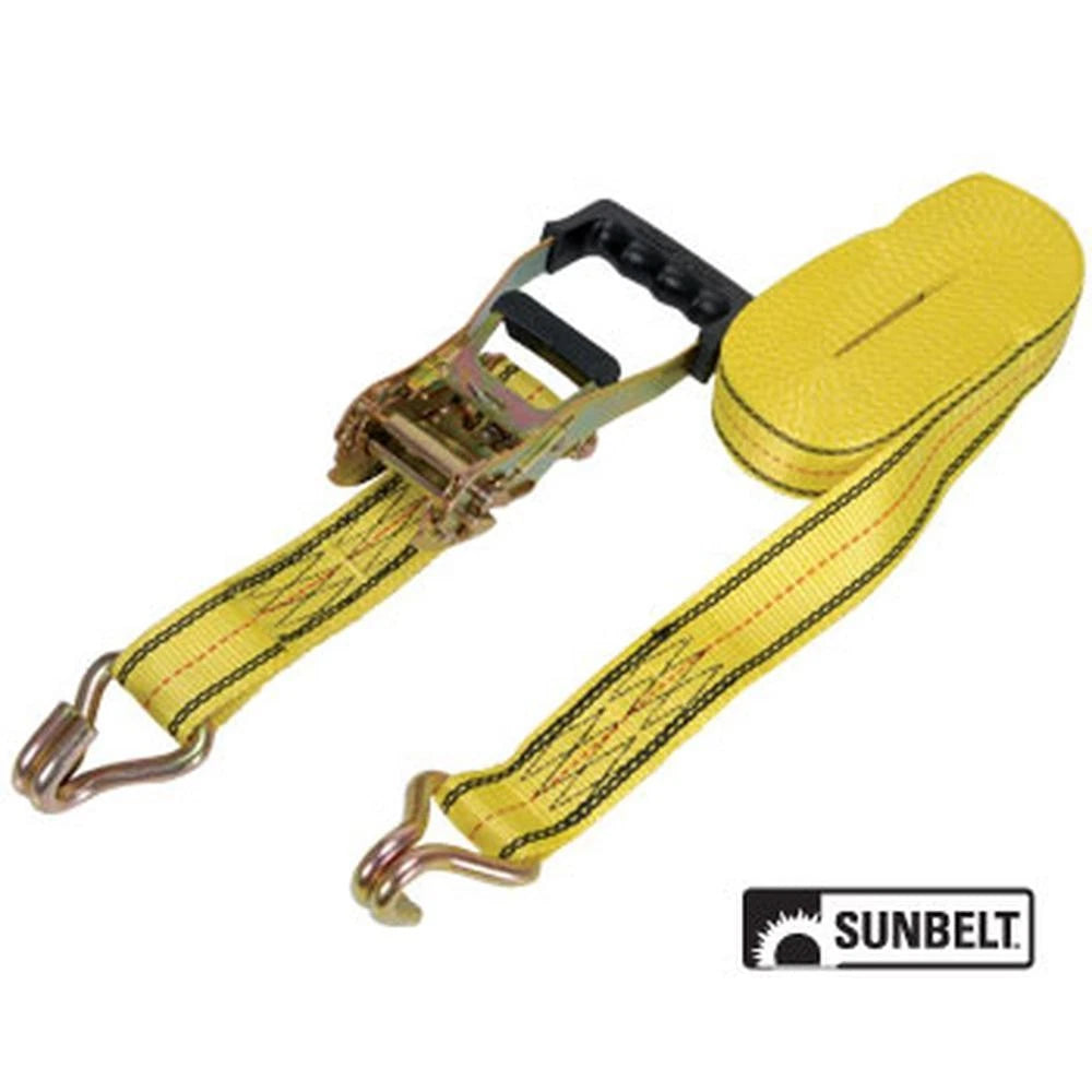 2X Heavy-Duty Ratchet Tie Down Straps for Various Vehicles (27' x 2")