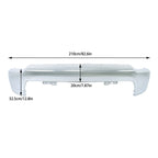 Chrome Split Front Bumper for Chevy Silverado 2500HD 3500HD (2020-2023)