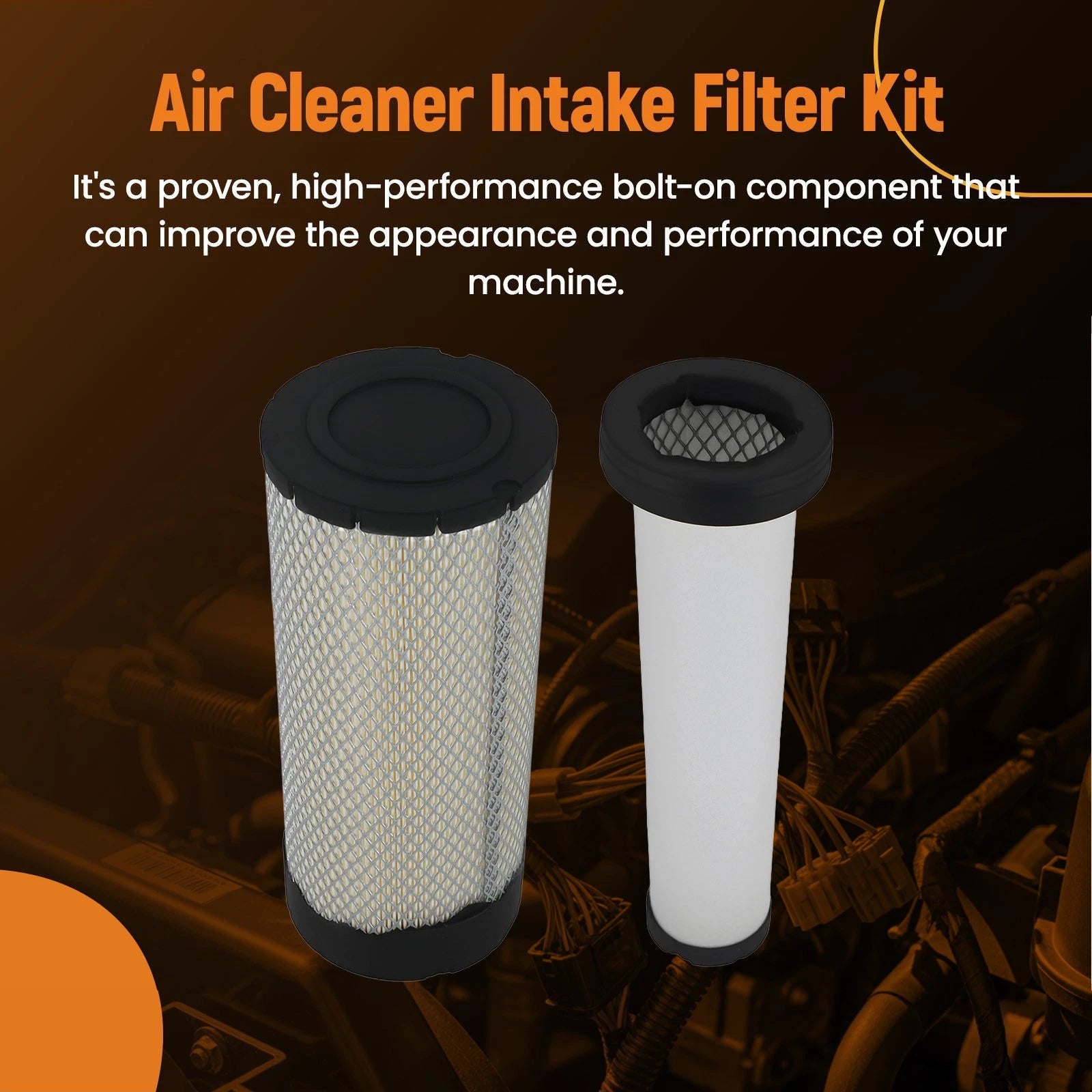 Heavy Duty Air Filter for John Deere 318E 318G 319E (RS30221 RS30220)