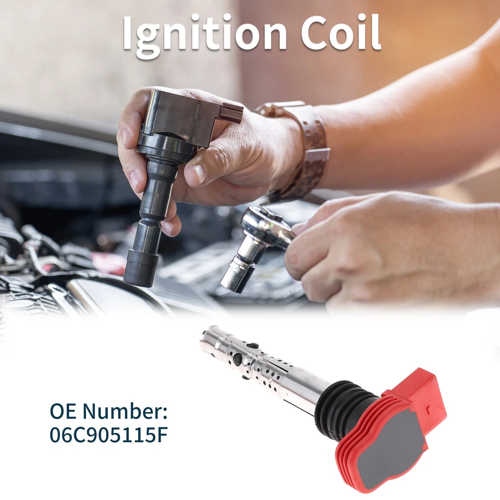 Ignition Coil Pack No. 06C905115F for Audi A6 (2002–2005)