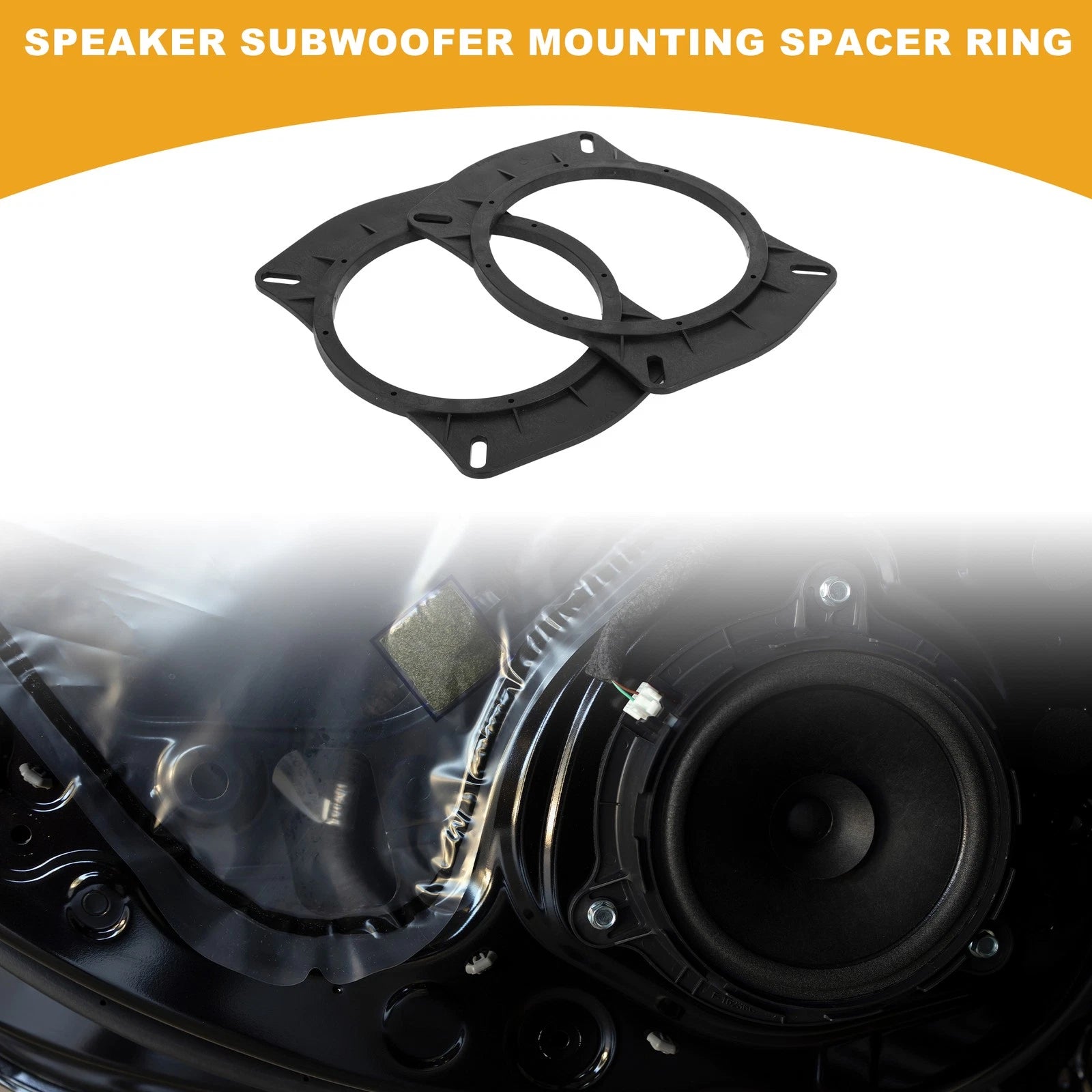 2X Speaker Spacer Ring 6x9" to 6.5" Adaptor for Nissan Sylphy 