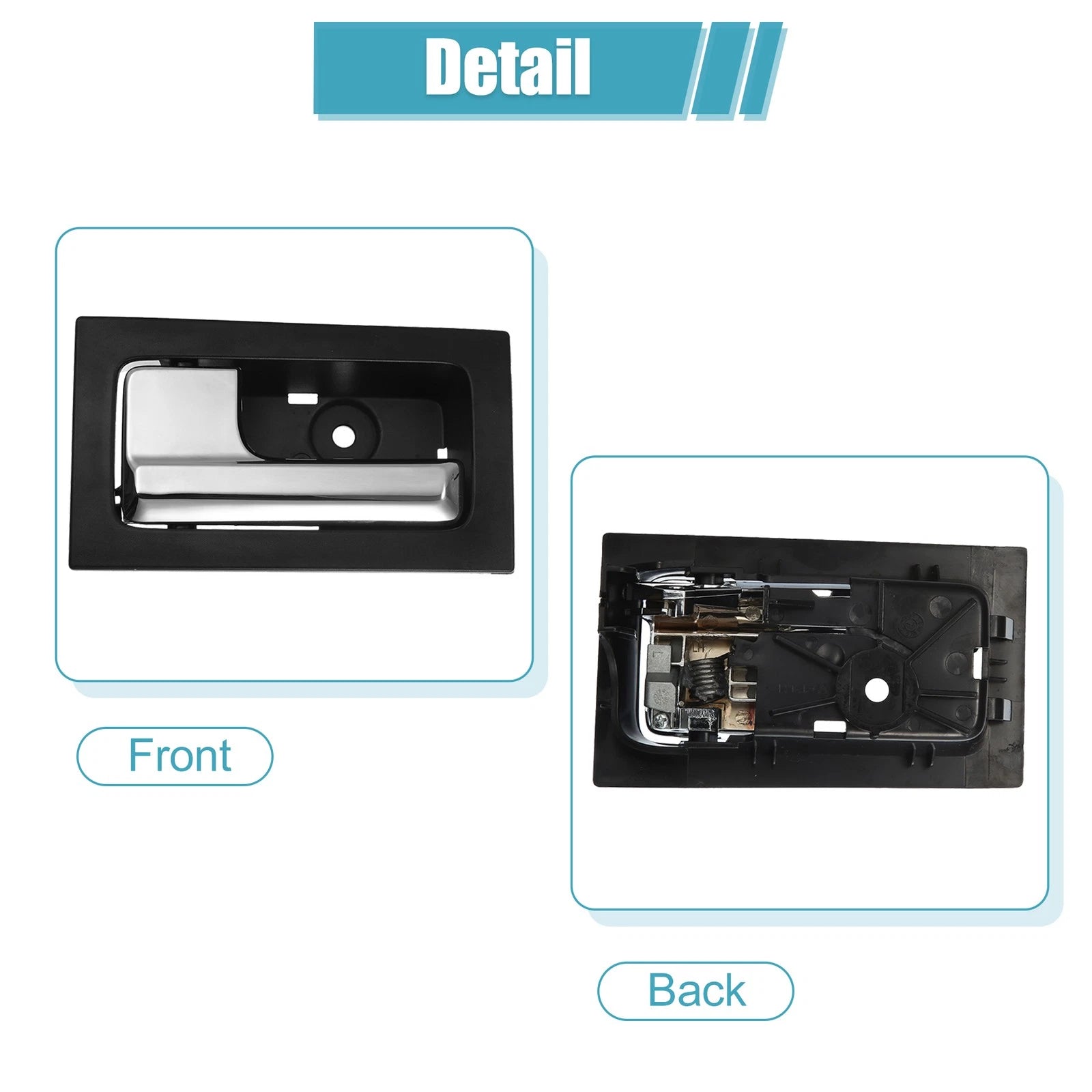 Interior Door Handle for Ford F150 (2015–2023) Left Driver Side Black