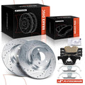Drilled Brake Rotors + Ceramic Brake Pads for BMW 335i GT xDrive (2013–2015)