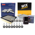 Denso Tune Up Kit & NGK 8 Spark Plug Boots for Ford F-150 (2015–2016)