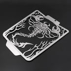 Skull Flames Radiator Grille Cover for Suzuki Boulevard M109R (2006-2025)