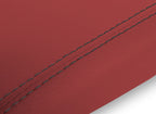 Leather Console Lid Armrest Cover for Ford Mustang (1987–1993) Red