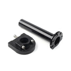 7/8in Turn Twist Throttle Handle Bar Tube for Universal CNC Black