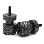 Carbon Flat Swingarm Spools 6mm for Yamaha FZ6 (2004–2008) / FZ8 (2011–2012)