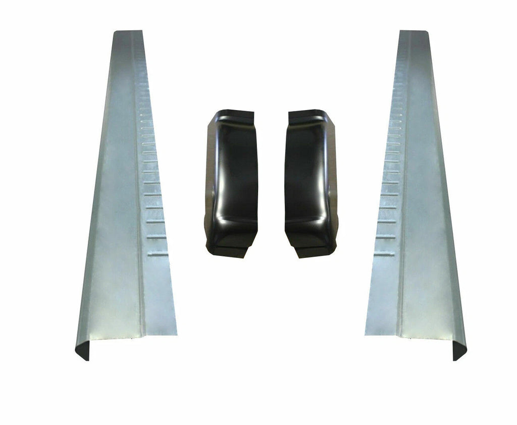 Set of 2 Rocker Panels & Cab Corners for Chevy Silverado GMC Sierra (1999–2007)