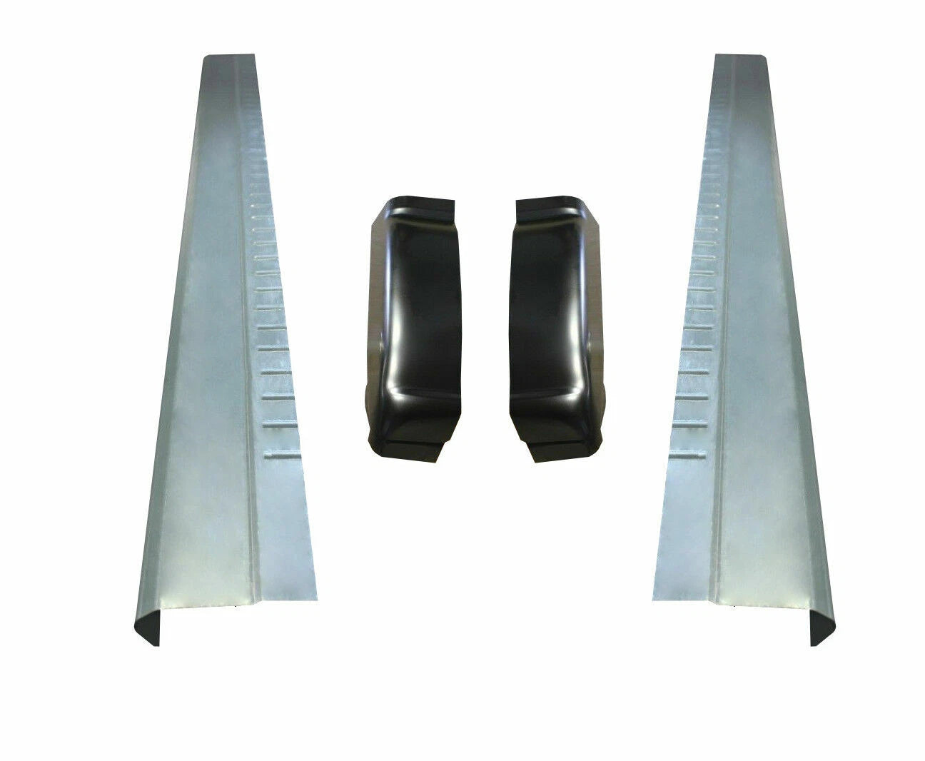 Set of 2 Rocker Panels & Cab Corners for Chevy Silverado GMC Sierra (1999–2007)