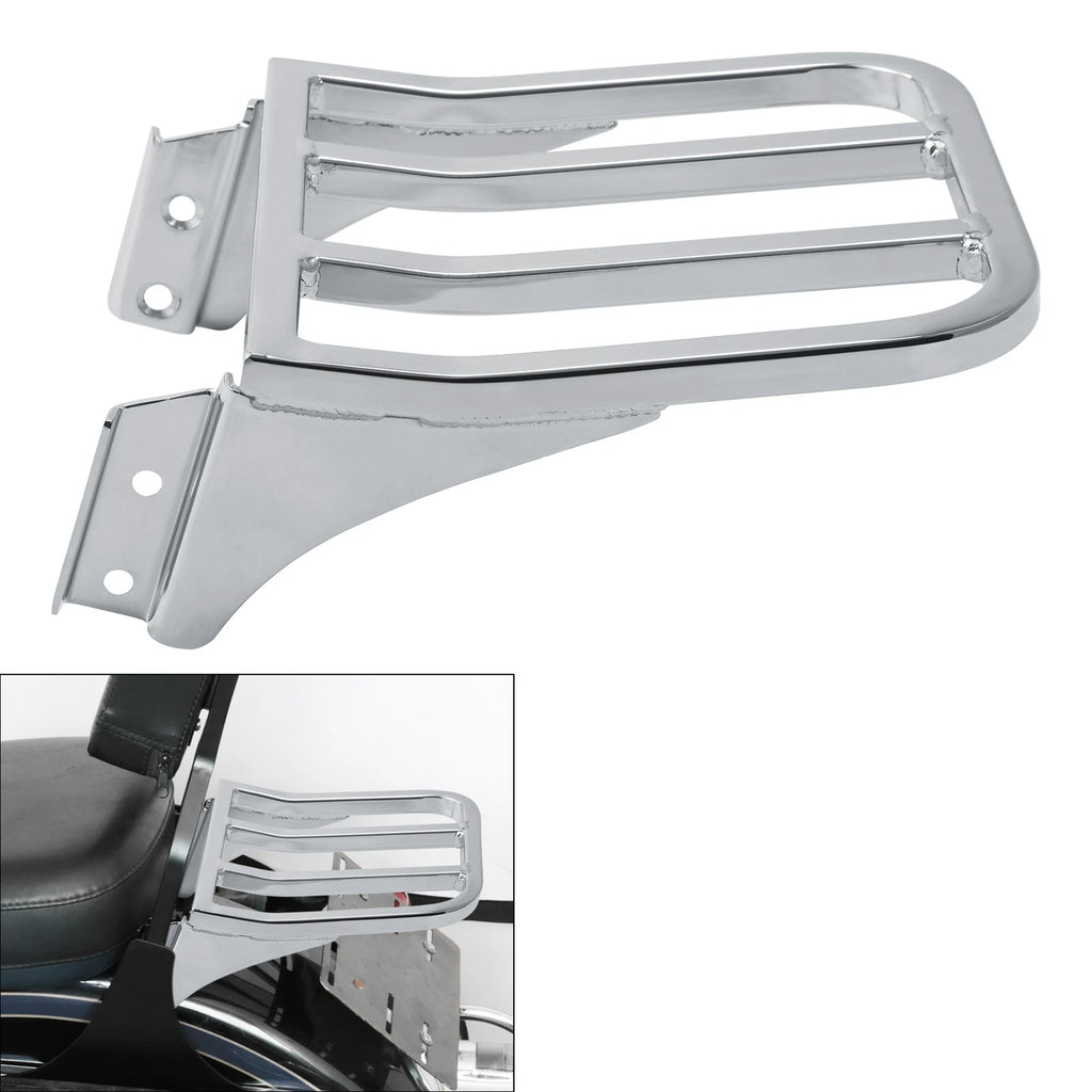 Detachable Rear Backrest Luggage Rack for Harley Heritage Softail Dyna
