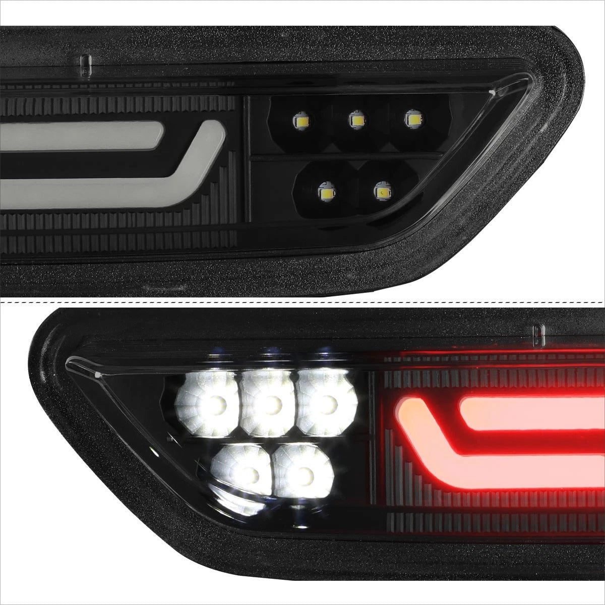 3D LED Bar Tail Brake Light for Ford Mustang (2015–2018)