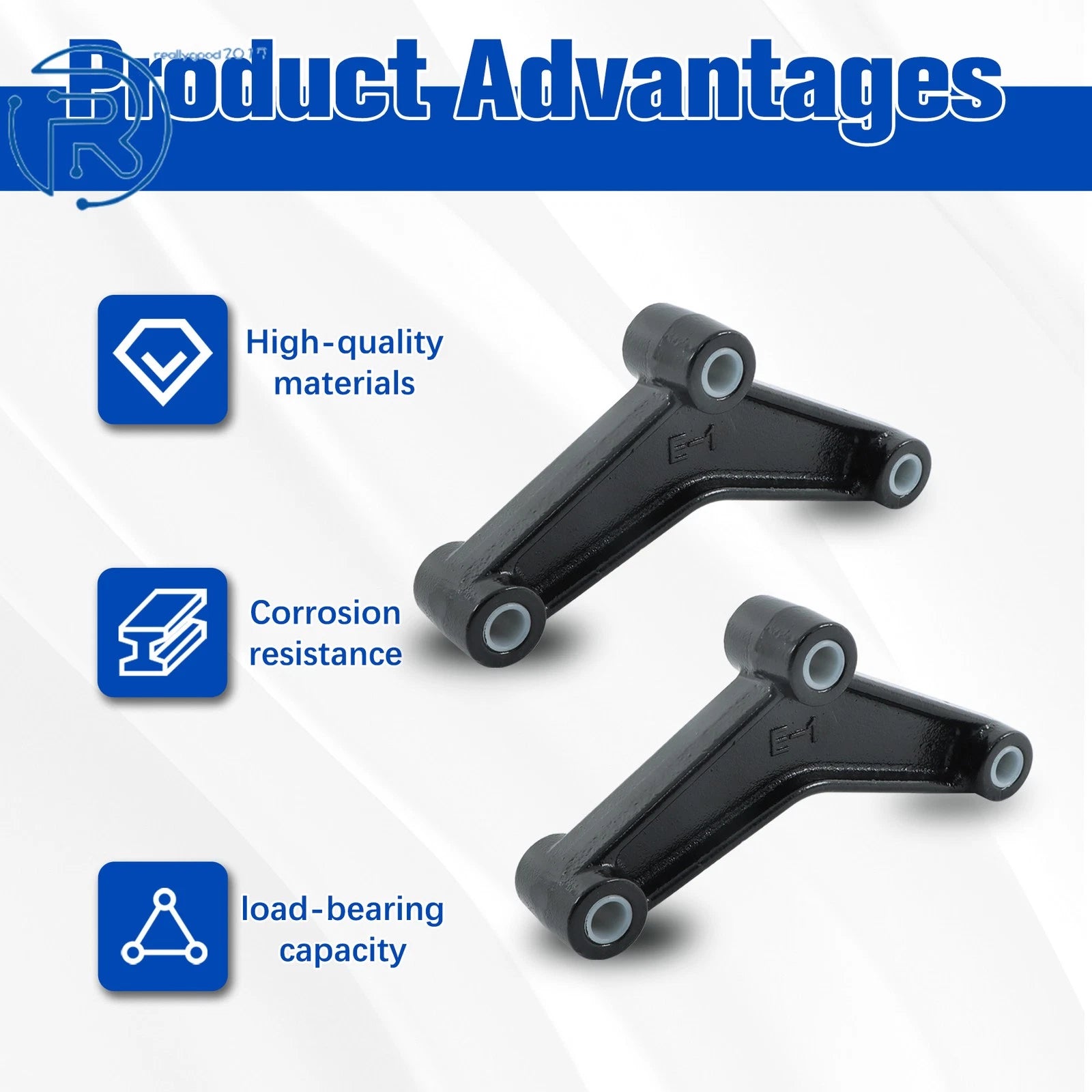 Tandem Trailer Boat Axle Suspension Shackle Kit for Double Eye Spring (Heavy Duty)