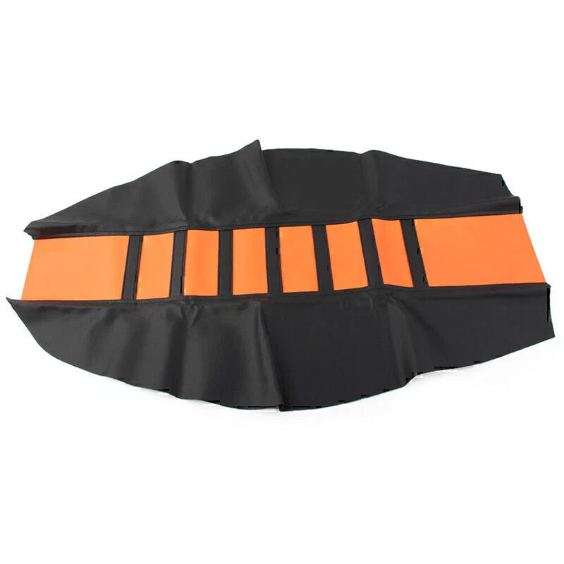 Motorcycle Pro Ribbed Rubber Gripper Soft Seat Cover for Honda, Yamaha, Suzuki