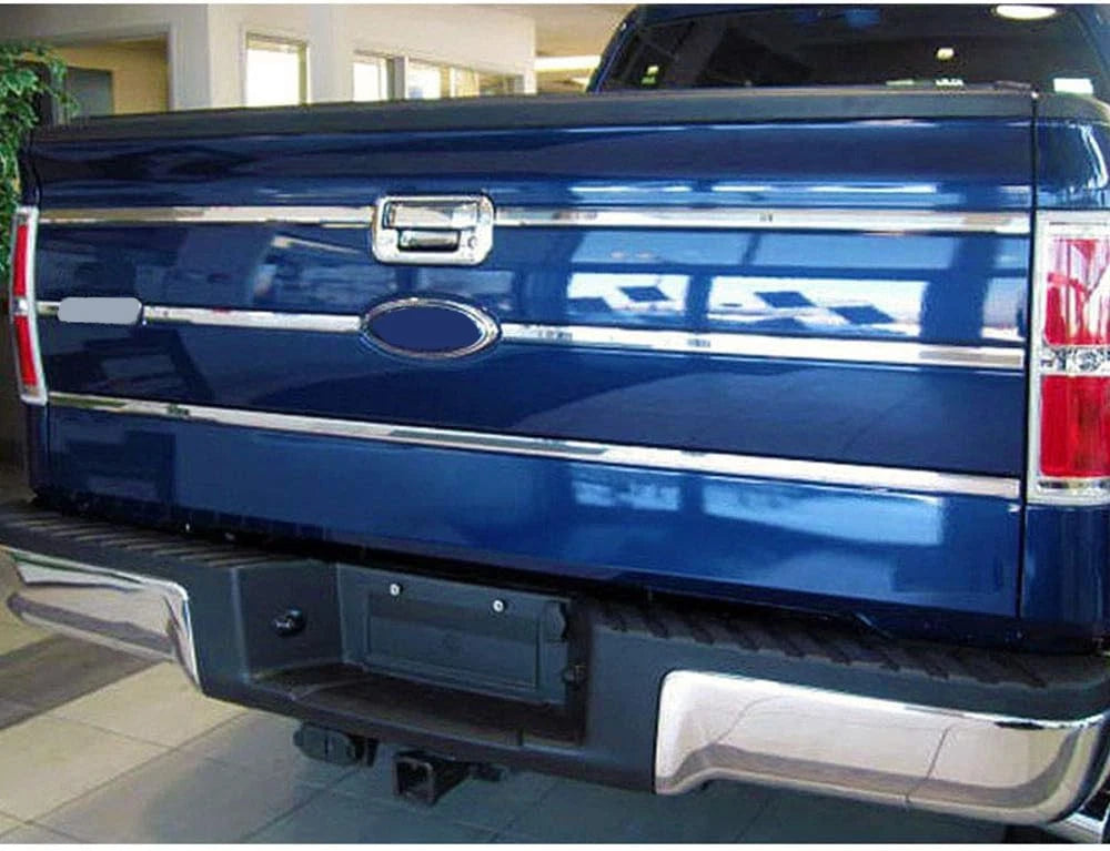 6pc. Luxury FX Stainless 7/8" Tailgate Insert for 2009-14 Ford F-150 King Ranch