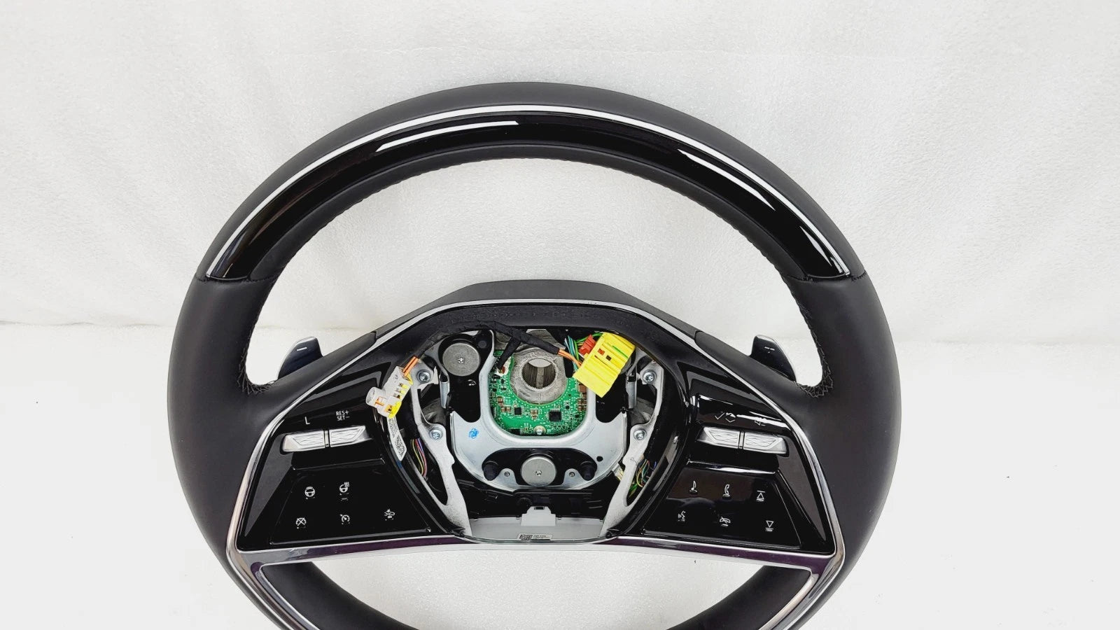Steering Wheel for Cadillac Escalade (2025–2026) Black w/Chrome Paddle Shifters 85788706